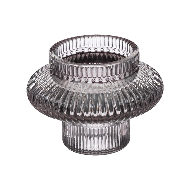 Set 3 suporturi lumanare din sticla NIGHT