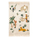 Covor pentru camera copiilor Jungle, harta, bumbac, 150 x 100 cm