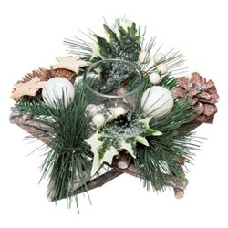 Coronita de Crăciun pentru lumânare