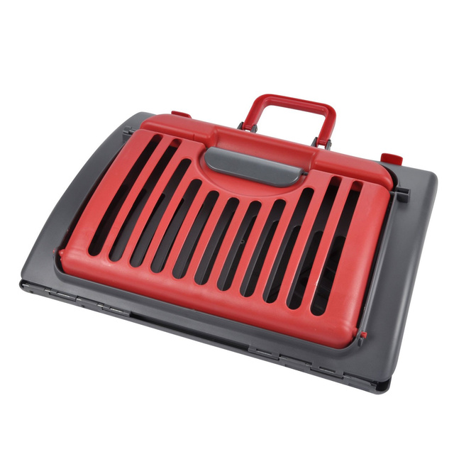 Cușcă de transport pentru pisici și câini, pliabilă, plastic, 46 x 35 x 33 cm