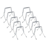 Cleme pentru bucătărie, cleme, 10 buc, oțel inoxidabil