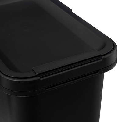 Coș de gunoi, negru, 12 l