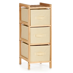 Coș de rufe din bambus COMFY PLACE, 48 l