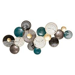 Decor de perete metalic LISON, 135 x 67 cm