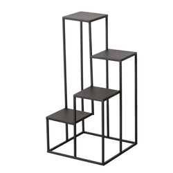 Suport pentru flori metalic REMUS pe 4 niveluri, 68 cm