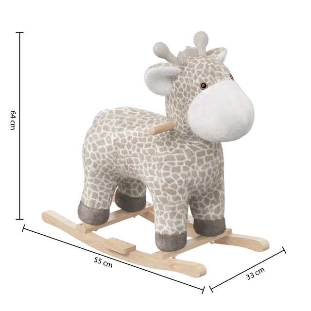 Balansoar girafă, 64 × 32,5 × 55 cm