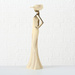 Figurina decorativa femeie, Smilla, 50 cm
