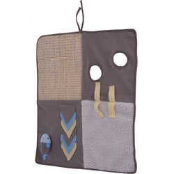 Covor de joacă pentru pisici, 22,5 x 30,5 cm, maro