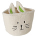 Coș textil pentru mărunțișuri NIKKEL cu model iepuraș