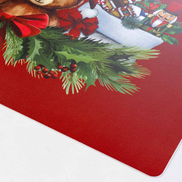 Covoraș de masă cu motiv de Crăciun, 28,5 x 44 cm, DULCI