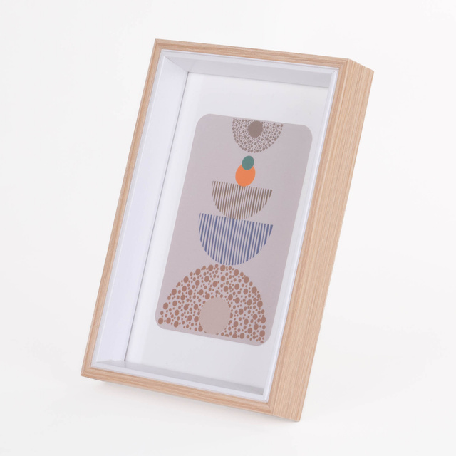 Ramă foto cu passe-partout, 15 x 22 x 3 cm