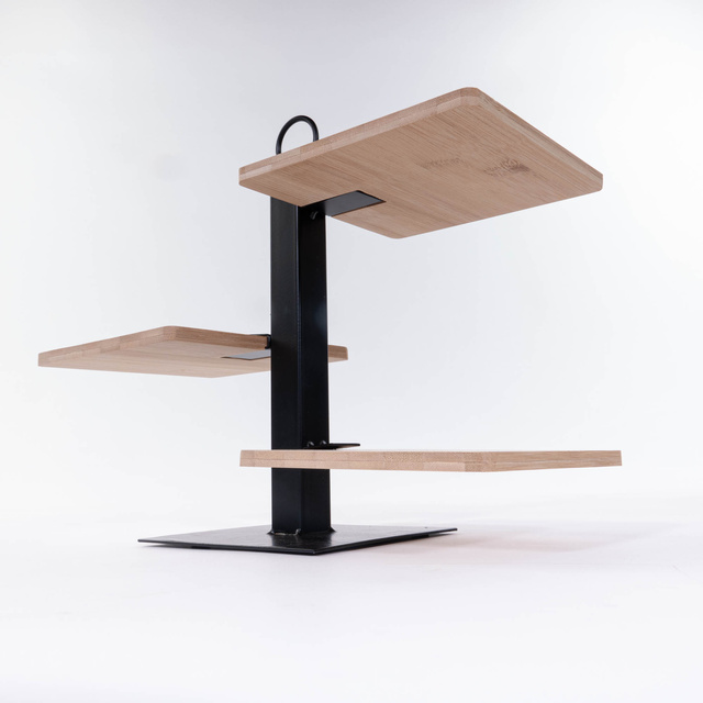 Platou pentru servirea gustărilor, 3 niveluri, 27 cm