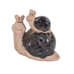 Figurina melc, decor gradina, 10 x 11 cm