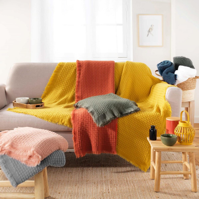 Pătură din bumbac CORALINE, 125 x 150 cm