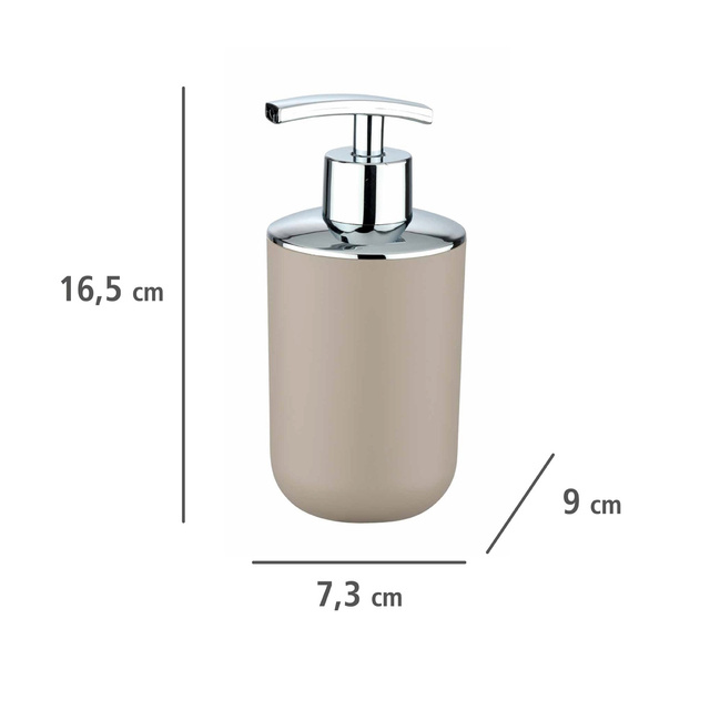 Dispenser de săpun BRASIL, 320 ml, WENKO, bej