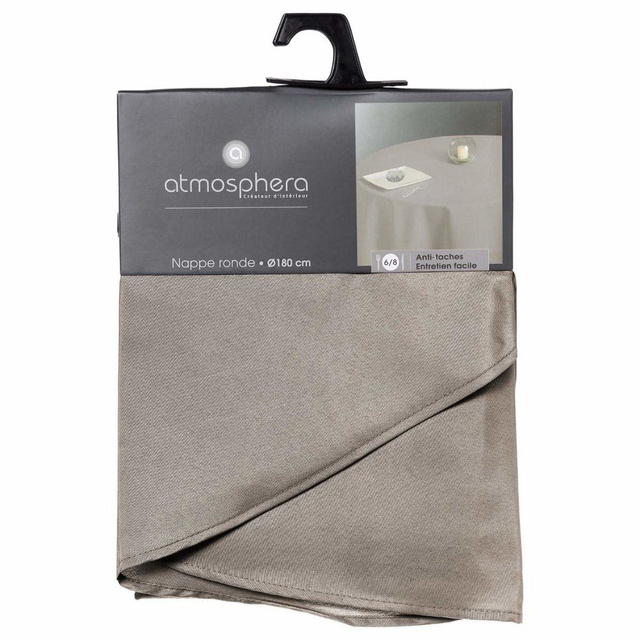 Fata de masa rotunda rezistenta la pete, decor practic pentru masa