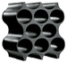 Suport pentru sticle SET-UP, KOZIOL, negru