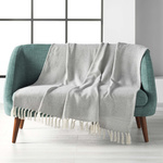 Cuvertura de pat din bumbac tesut LOUISETTE, 125 x 150 cm