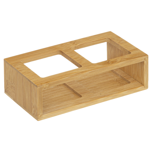 Sticle de ulei si otet cu dozator + suport din bambus