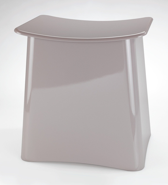 Cos pentru rufe cu scaun PLUS, 2-în-1, taupe, WENKO