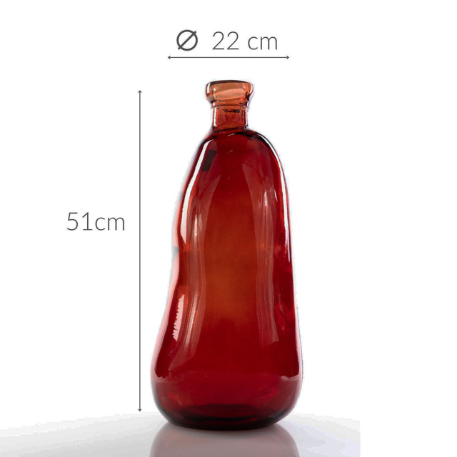 Vaza din sticla reciclata ULY, 51 cm