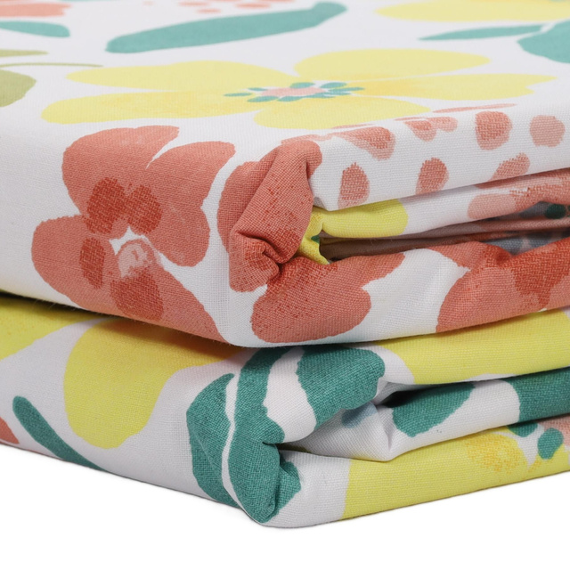 Set lenjerie de pat din bumbac, FLORE, 240 x 220 cm