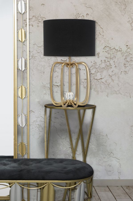 Veioza cu baza aurie, 38 cm