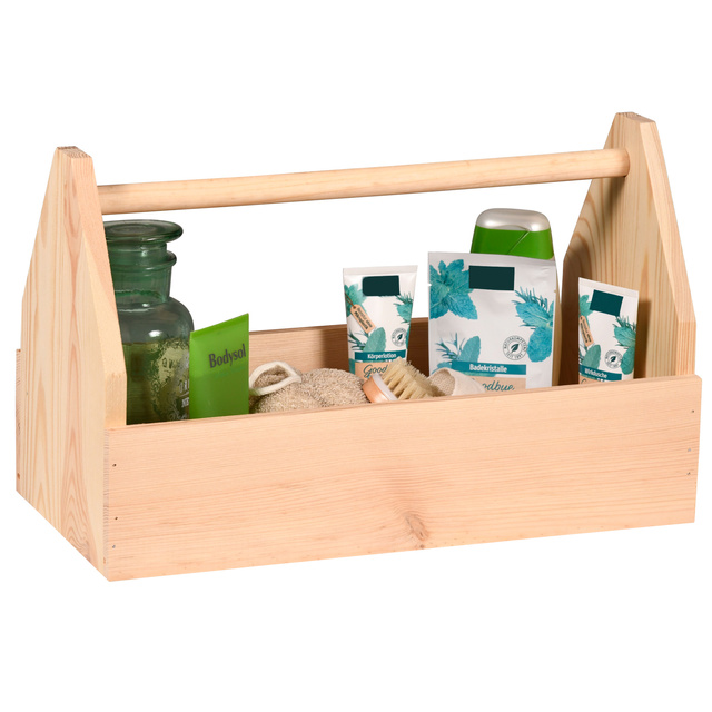 Cutie de accesorii, lemn de pin, 42 x 21 cm, Kesper