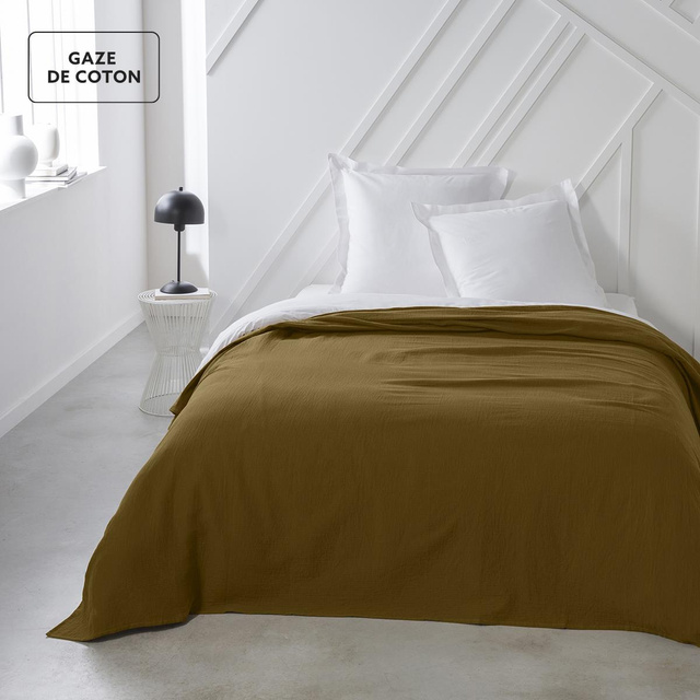 Cuvertura de pat Japandi, bumbac, 220 x 240 cm