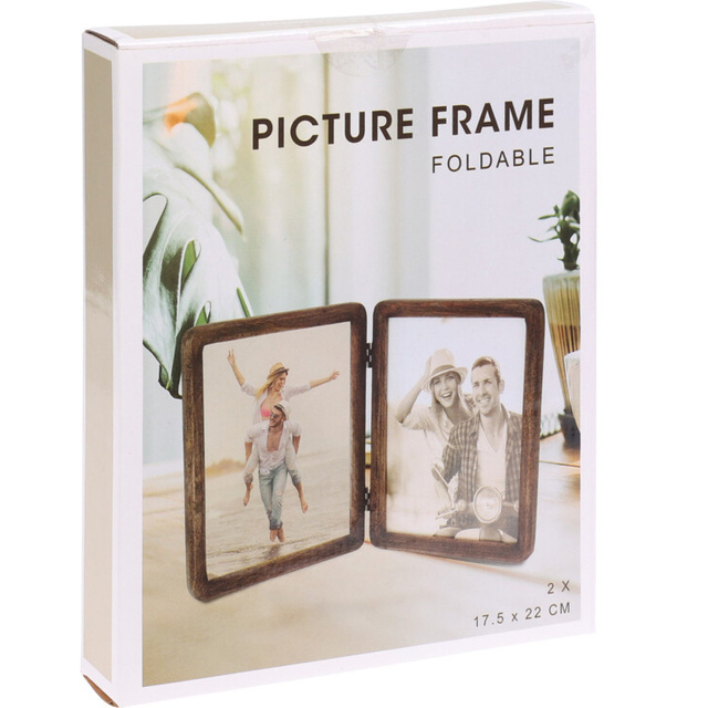 Ramă din lemn pentru fotografii, 38,5 x 1,7 x 24 cm