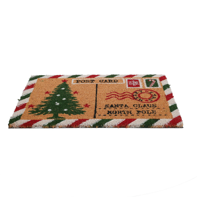 Covoare din fibră de nucă de cocos 59x39 cm, scrisoare către Moș Crăciun, model 2