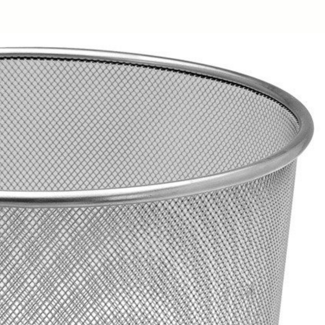 Coș de hârtie din plasă metalică