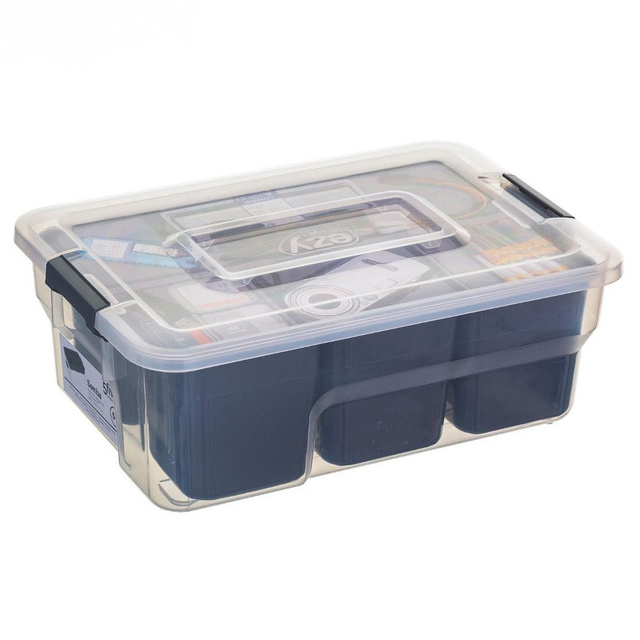 Organizator pentru articole mici SAMBA, 5L, plastic