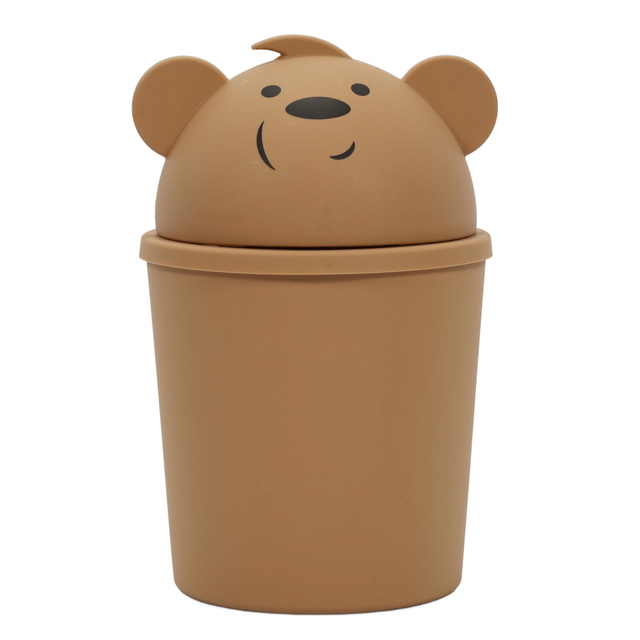 Coș mic de gunoi în formă de ursuleț pentru o cameră de copii, 1,5 l