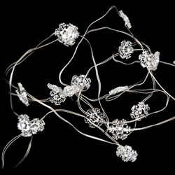 Ghirlanda luminosa fulg de nea, 20 LED-uri