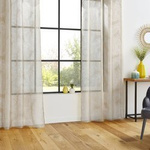 Perdeau pentru living LEAF, 140 x 240 cm, motiv frunze