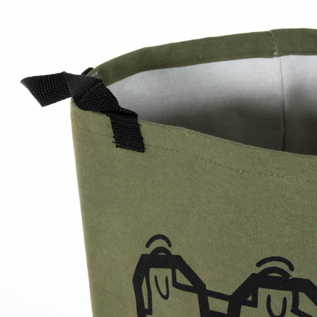 Geanta pentru jucarii sau rufe Safari, panza, Ø 30 cm