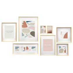 Set rame foto de perete MURAL, 8 rame de diferite dimensiuni