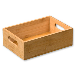 Recipient din bambus cu mânere, 24 x 16,5 cm, Kesper