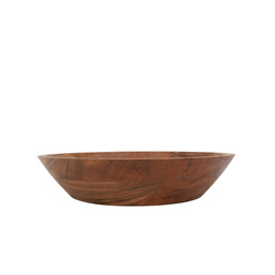 Bol din lemn de salcam, 25 x 6 cm