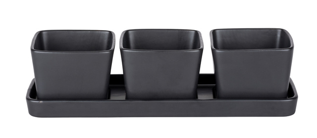 Set pentru gustari, 3 boluri cu tava, 300 ml, WENKO