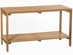 Raft bambus pentru baie, stil scandinav