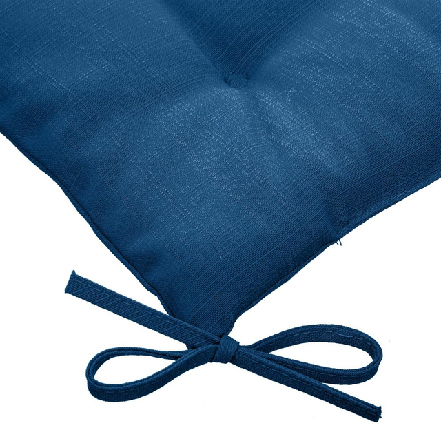 Pernă pentru scaun matlasată cu snururi Korai, impermeabilă, rezistentă la UV, 40 x 40 cm