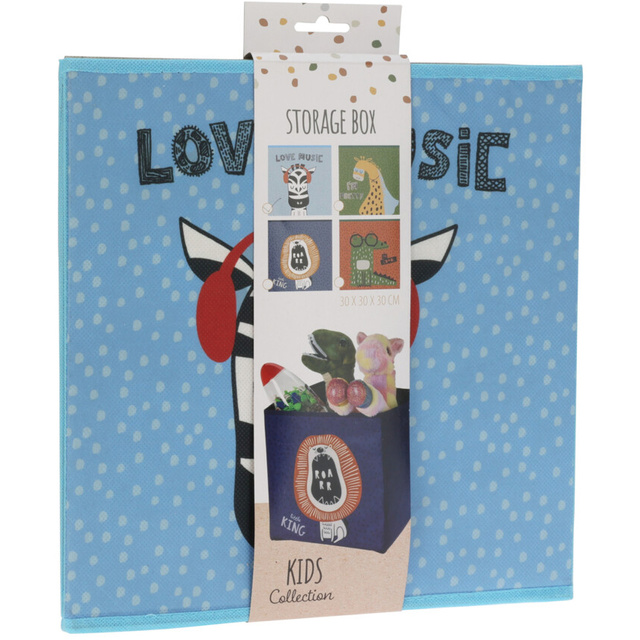 Cutie textila pentru camera copiilor, 30 x 30 x 30 cm