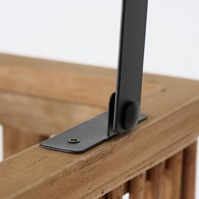 Set 2 felinare  din lemn Raimo