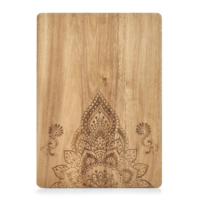 Tocator cu imprimeu 40 x 29 cm, lemn de salcam, ZELLER