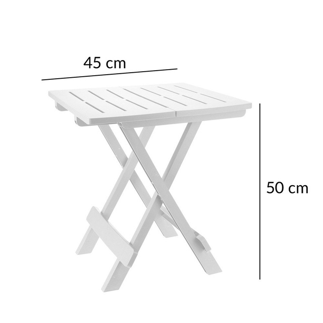 Mesea pliabilă de grădină, masă de cafea pentru terasă ADIGE