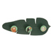 Cuier pentru camera copiilor Jungle, 3 carlige colorate, forma frunze, 40 cm