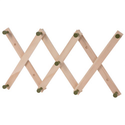 Umeraș pentru haine pentru copii, din lemn de pin, 60 cm