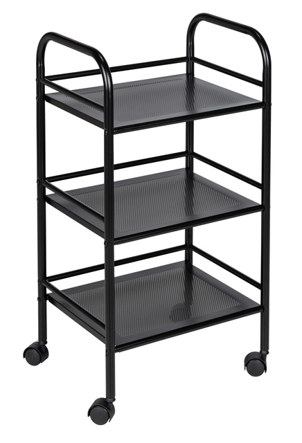 Stand metalic pentru baie, 3 nivele pe roti